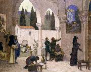 Pierre Puvis de Chavannes Christian Inspiration Spain oil painting artist